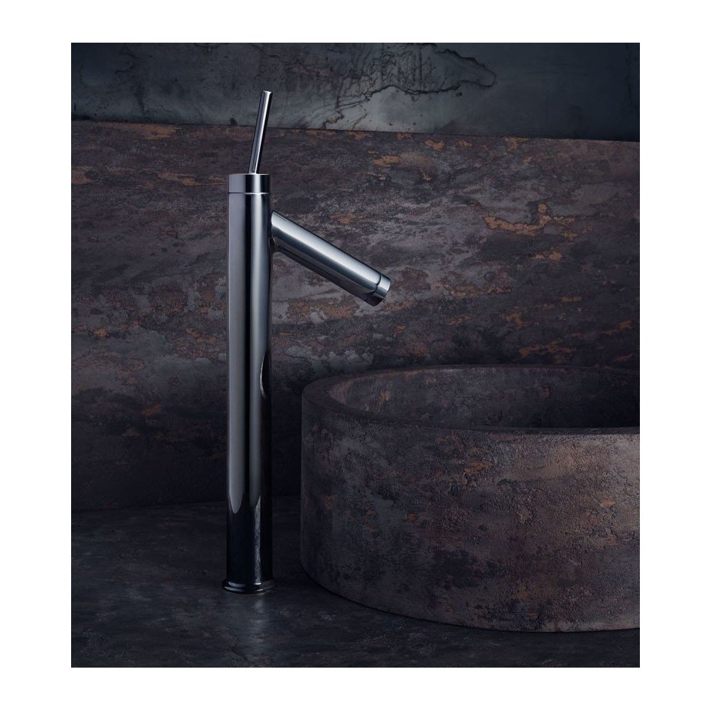 Смеситель для раковины Axor (Аксор) Starck в форме таза, однорычажный, без донного клапана, 10129000 хром