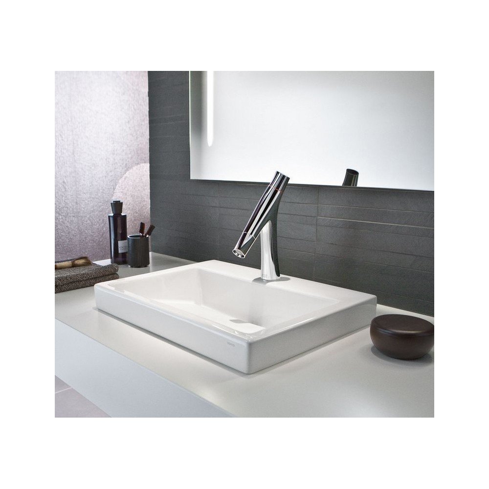 Смеситель для раковины Axor (Аксор) Starck Organic, с двумя рукоятками, 80, с незапираемым сливным набором, 12011000 хром