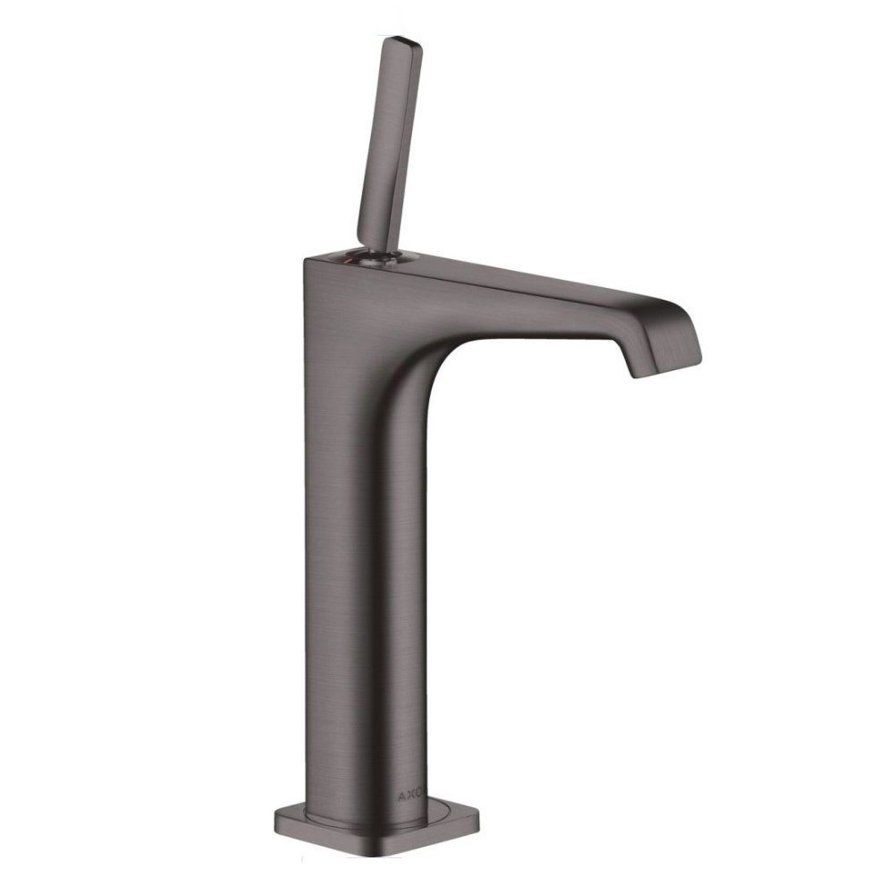 Смеситель для раковины Axor (Аксор) Citterio E, однорычажный, 190, для накладной раковины, 36103340 матовый черный хром