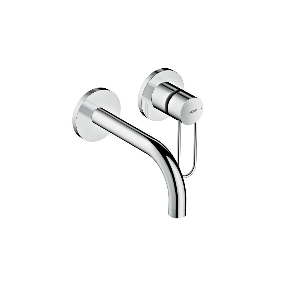 Смеситель для раковины Axor (Аксор) Uno, однорычажный, настенный, 38121000 хром