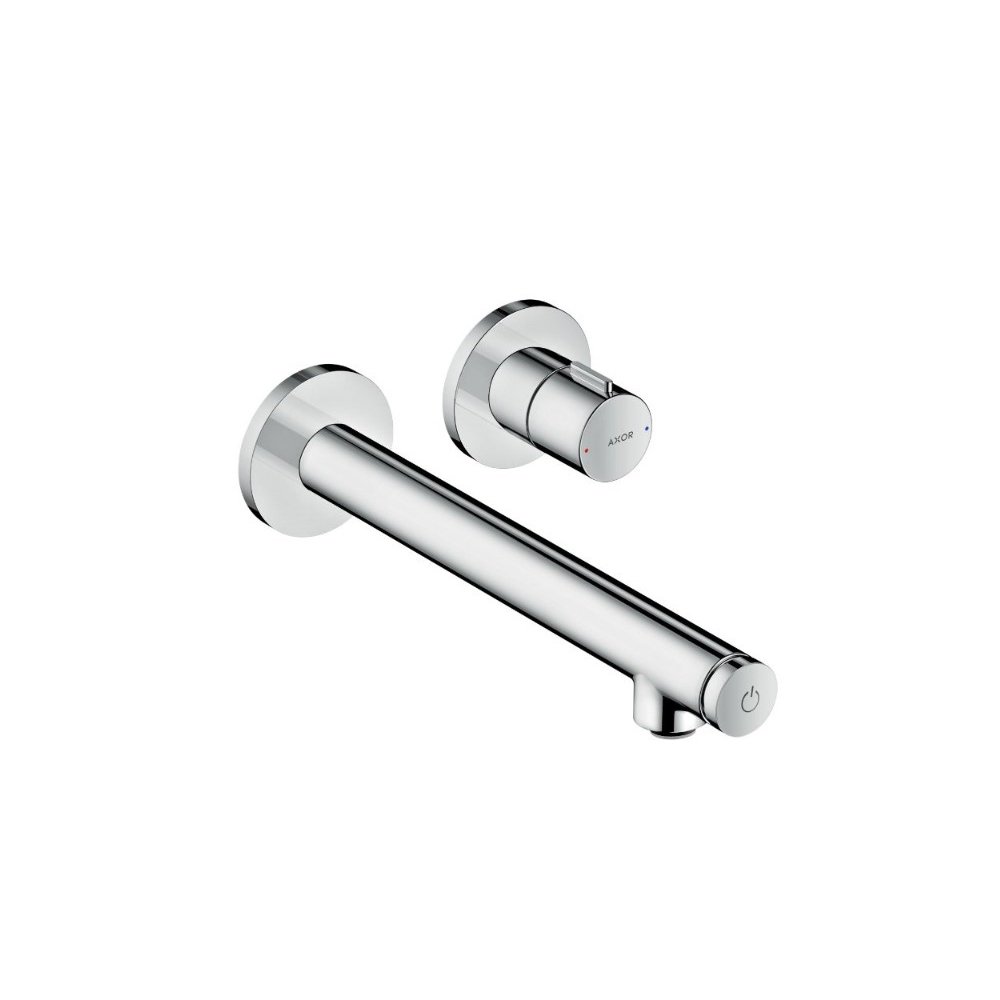 Смеситель для раковины Axor (Аксор) Uno Select, настенный монтаж, 220 мм, (нужна СЧ 13623180) 45113000 хром