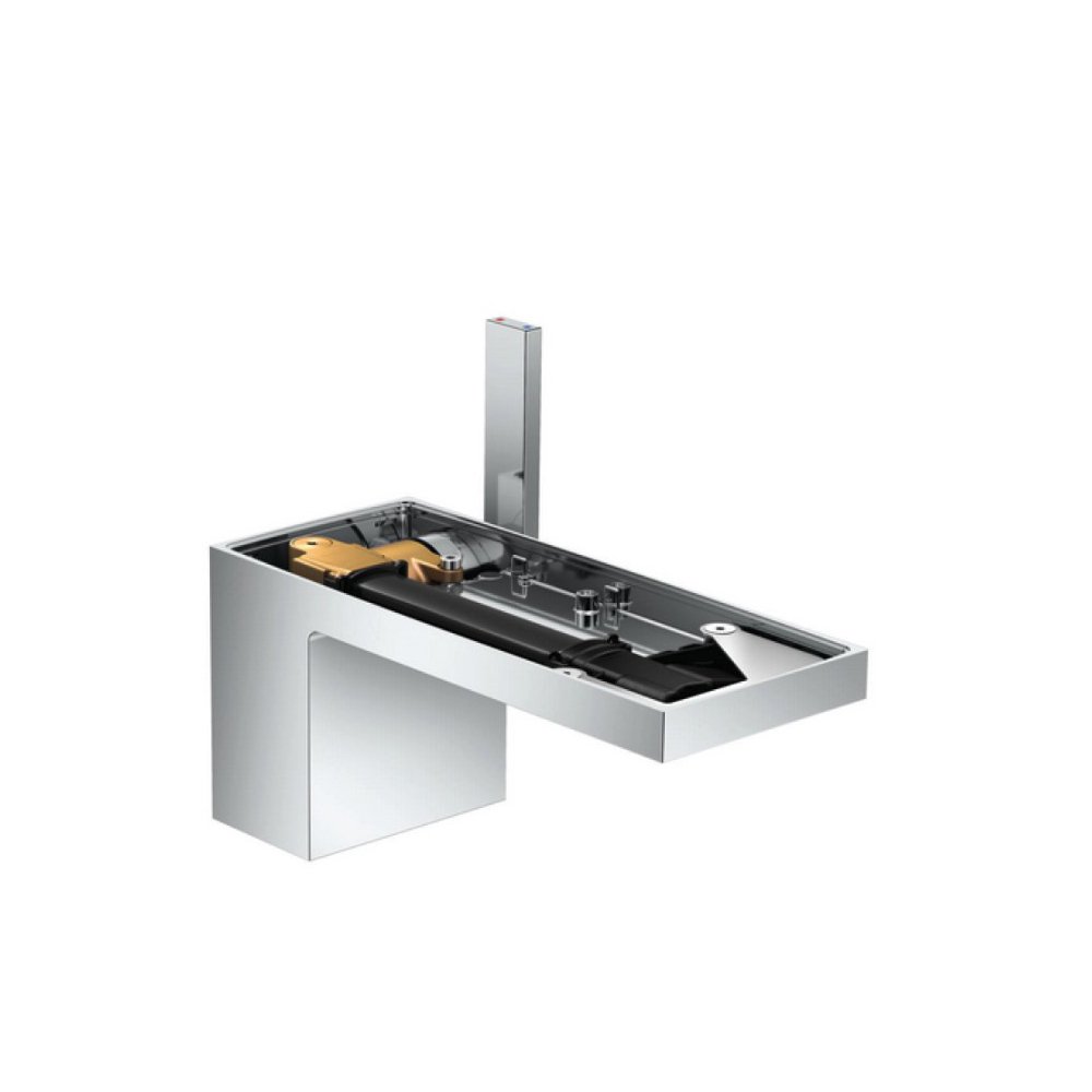 Смеситель для раковины Axor (Аксор) MyEdition со сливным гарнитуром push-open, без панели, 47012000 хром