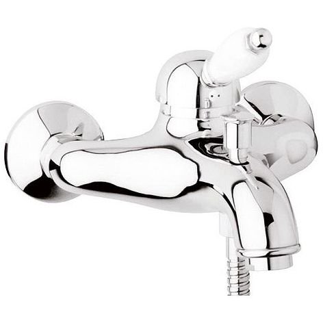 Смеситель для ванны и душа Cezares (Цезарис) однорычажный, исполнение хром, ручка хром ELITE-VM-01-M