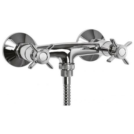 Смеситель для душа Cezares (Цезарис) хром, ручки хром LORD-DS-01