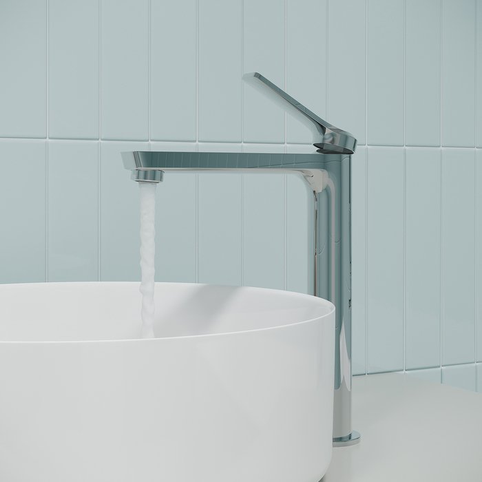 Смеситель для настольного умывальника IDDIS (ИДДИС) Parker, глянцевый хром PARSB01i01