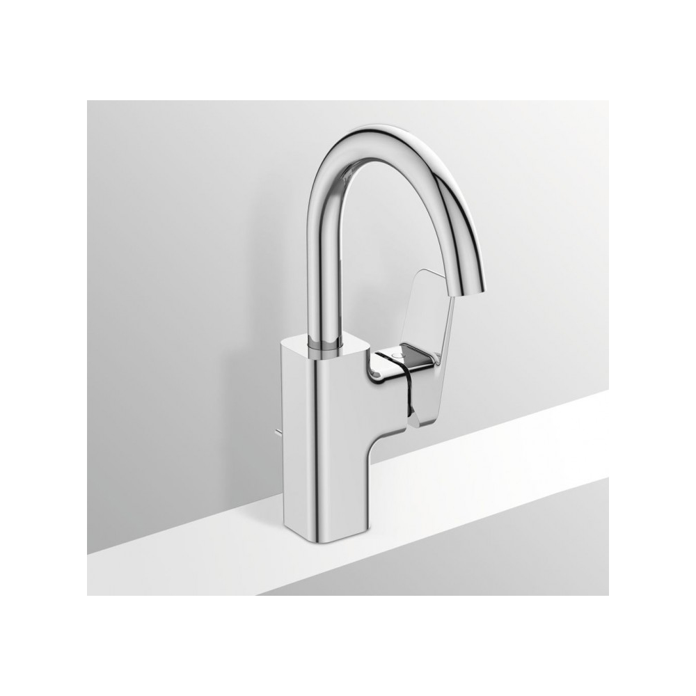 Смеситель для раковины Ideal (Идеал) Standard с металлическим донным клапаном BD235AA хром