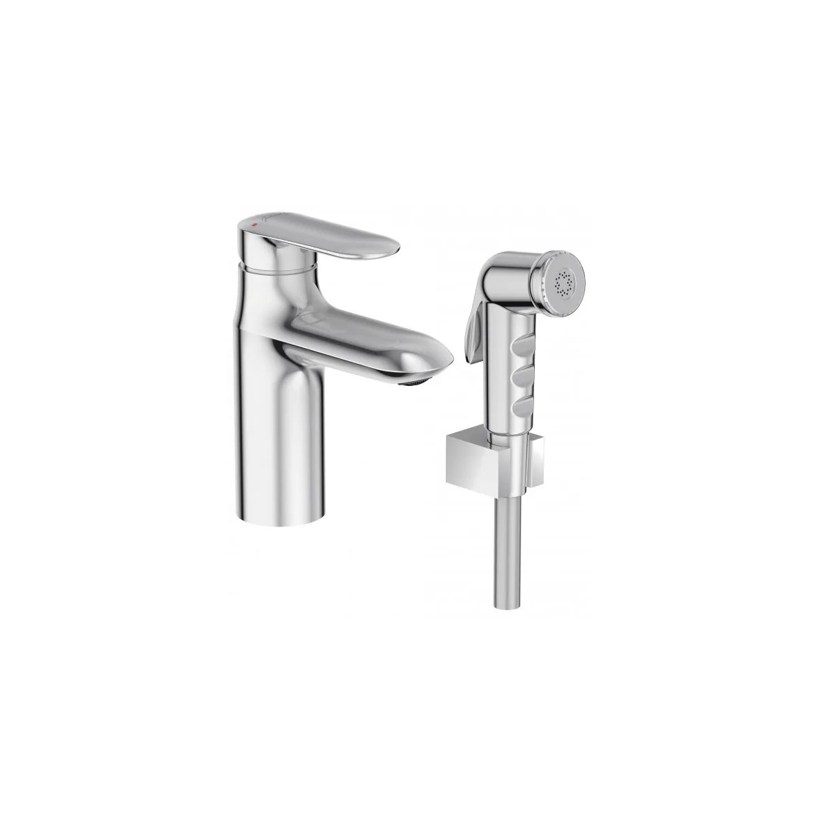 Смеситель для раковины Jacob Delafon (Якоб Делафон) Kumin с гигиеническим душем E99465-CP хром