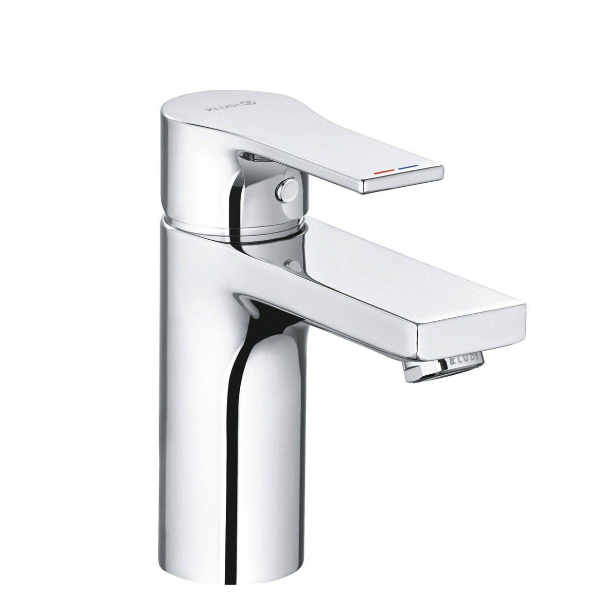 Смеситель для раковины Kludi (Клуди) Zenta SL 482980565 c донным клапаном PUSH-OPEN, хром