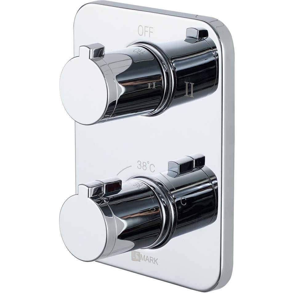 Термостат Lemark (Лемарк) Yeti LM7847C для ванны и душа встраиваемый, хром