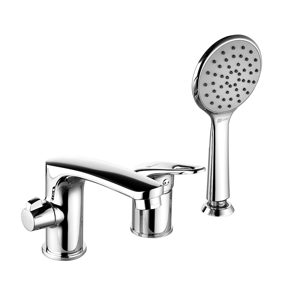 Смеситель Lemark (Лемарк) Luna на борт ванны (LM4147C) хром