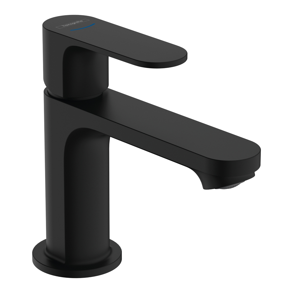 Смеситель для раковины Hansgrohe (Хансгрое) Rebris S на холодную воду 72503670 черный матовый