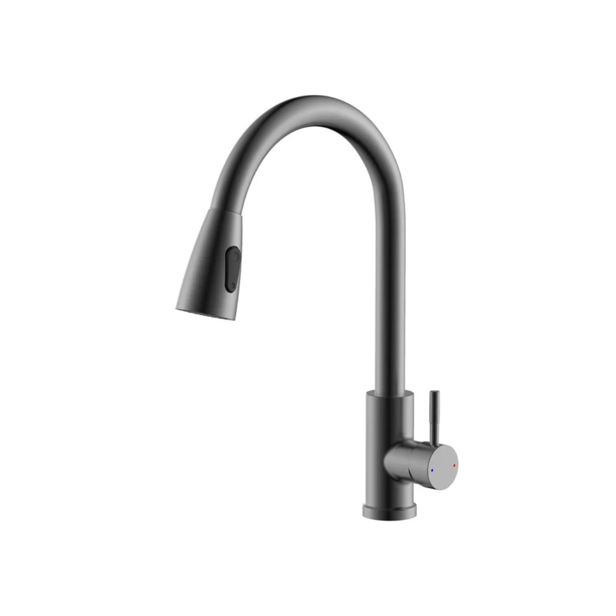 Смеситель для кухни Potato (Потато) P0046SQH, серый графит