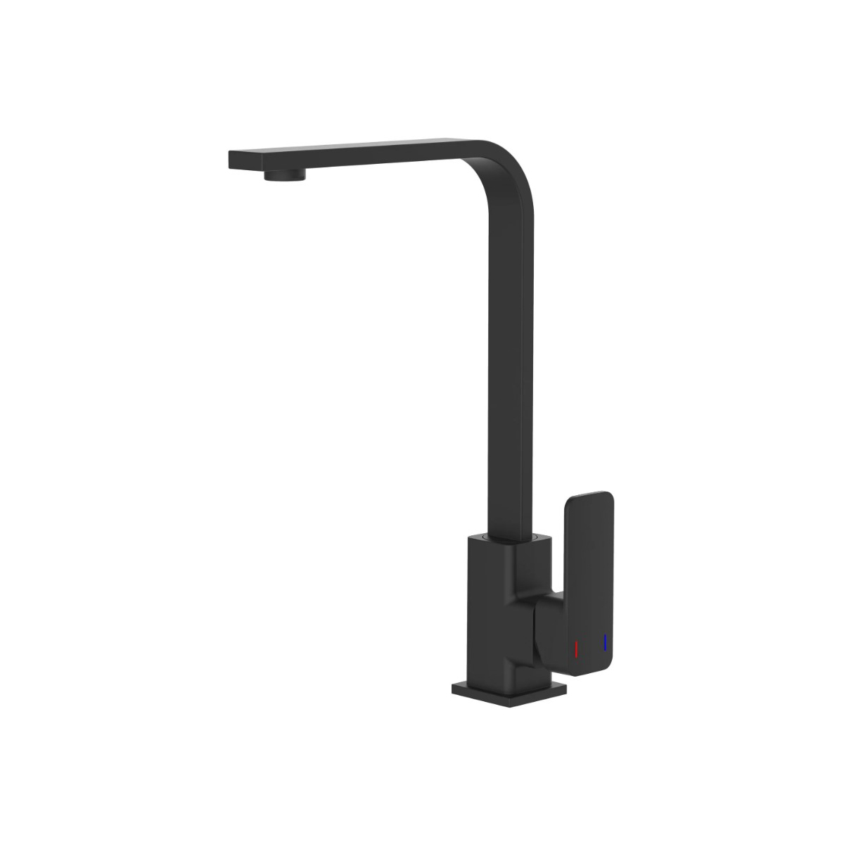 Смеситель для кухни Potato (Потато) P4006BL, черный матовый