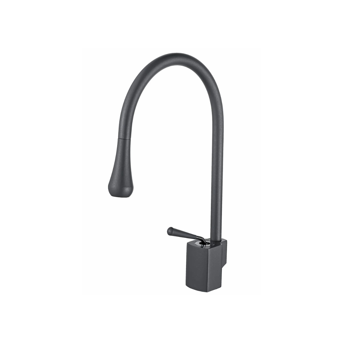 Смеситель для кухни Potato (Потато) P40282-19, серый графит