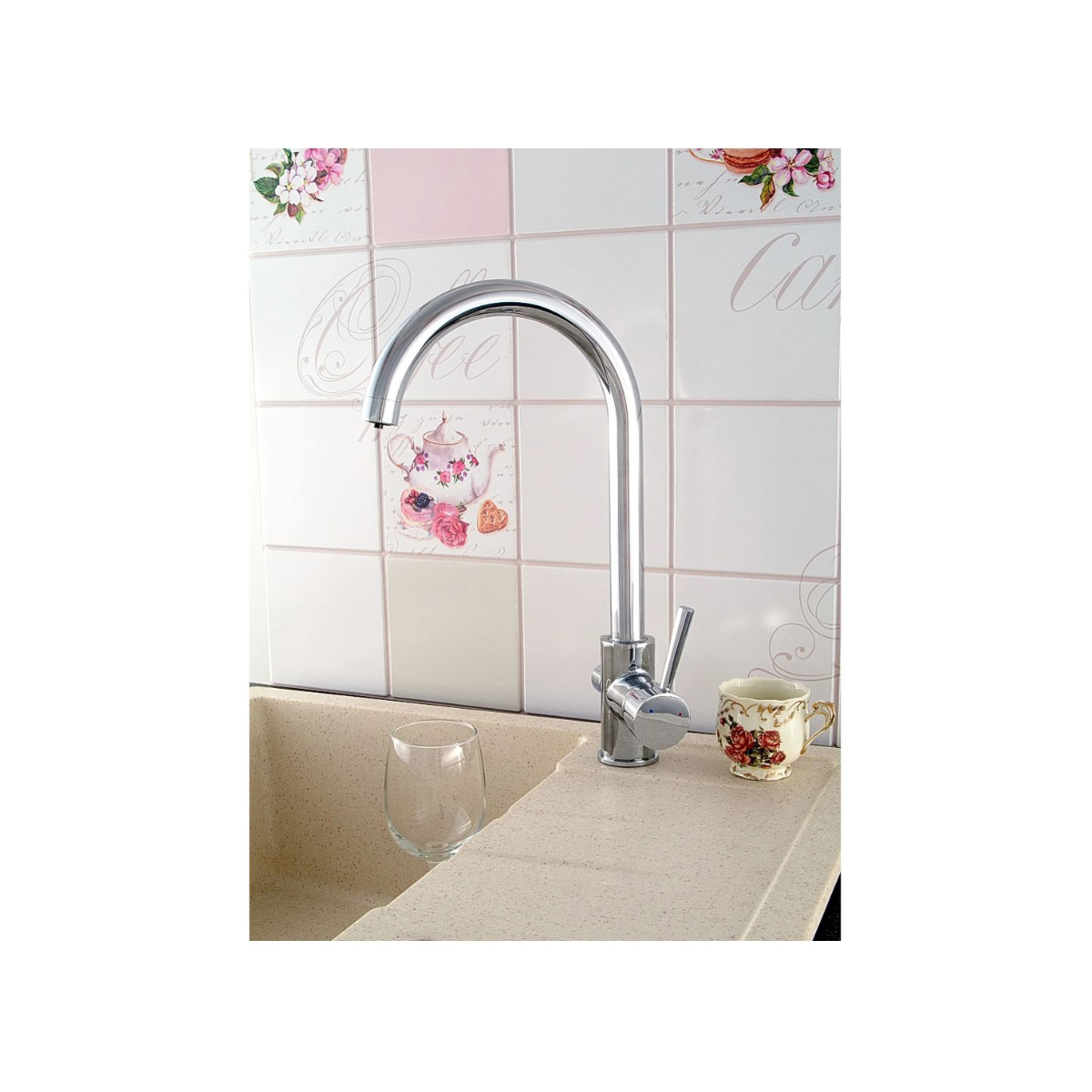 Смеситель для кухни Potato (Потато) P44297, хром