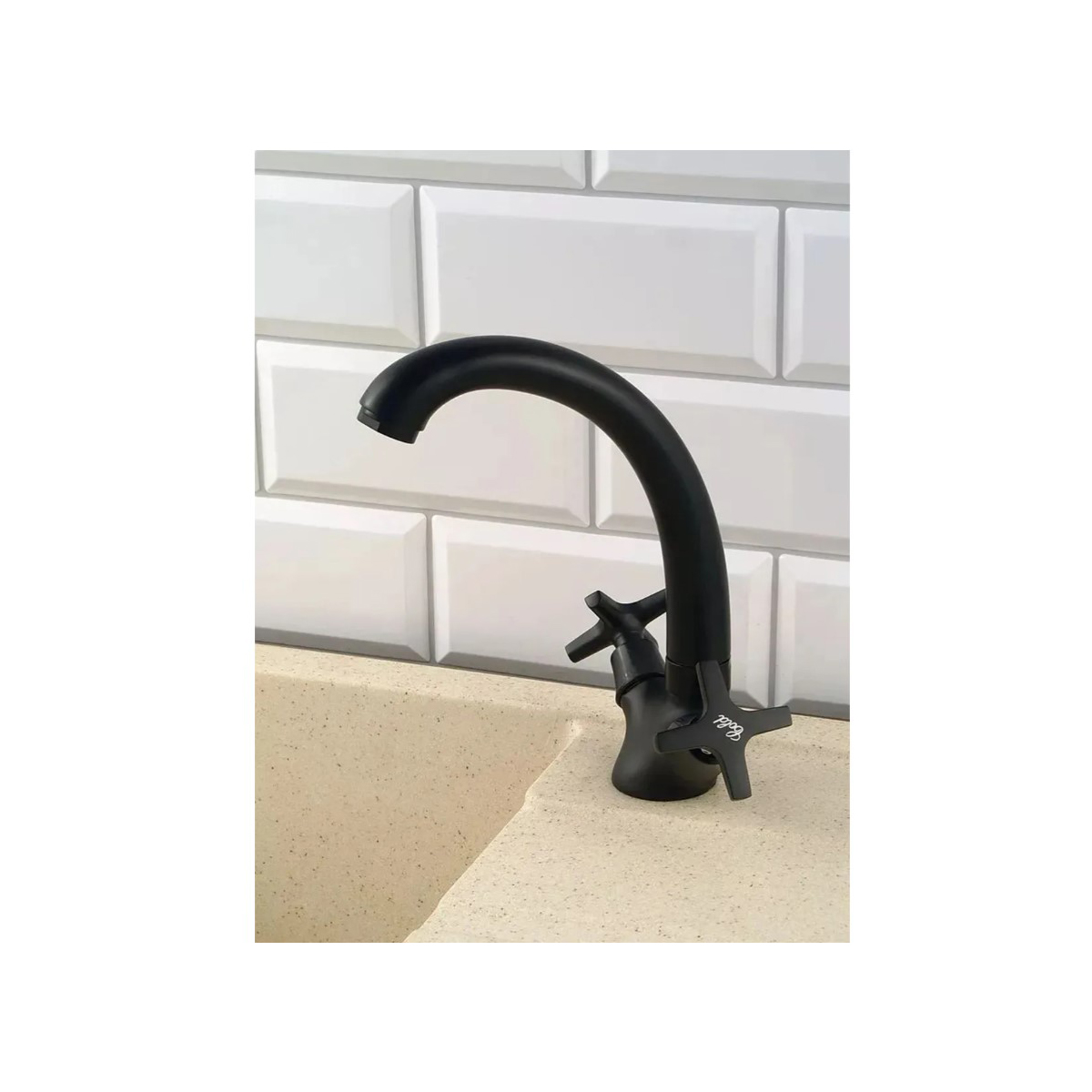 Смеситель для раковины Potato (Потато) P42351-6, черный матовый