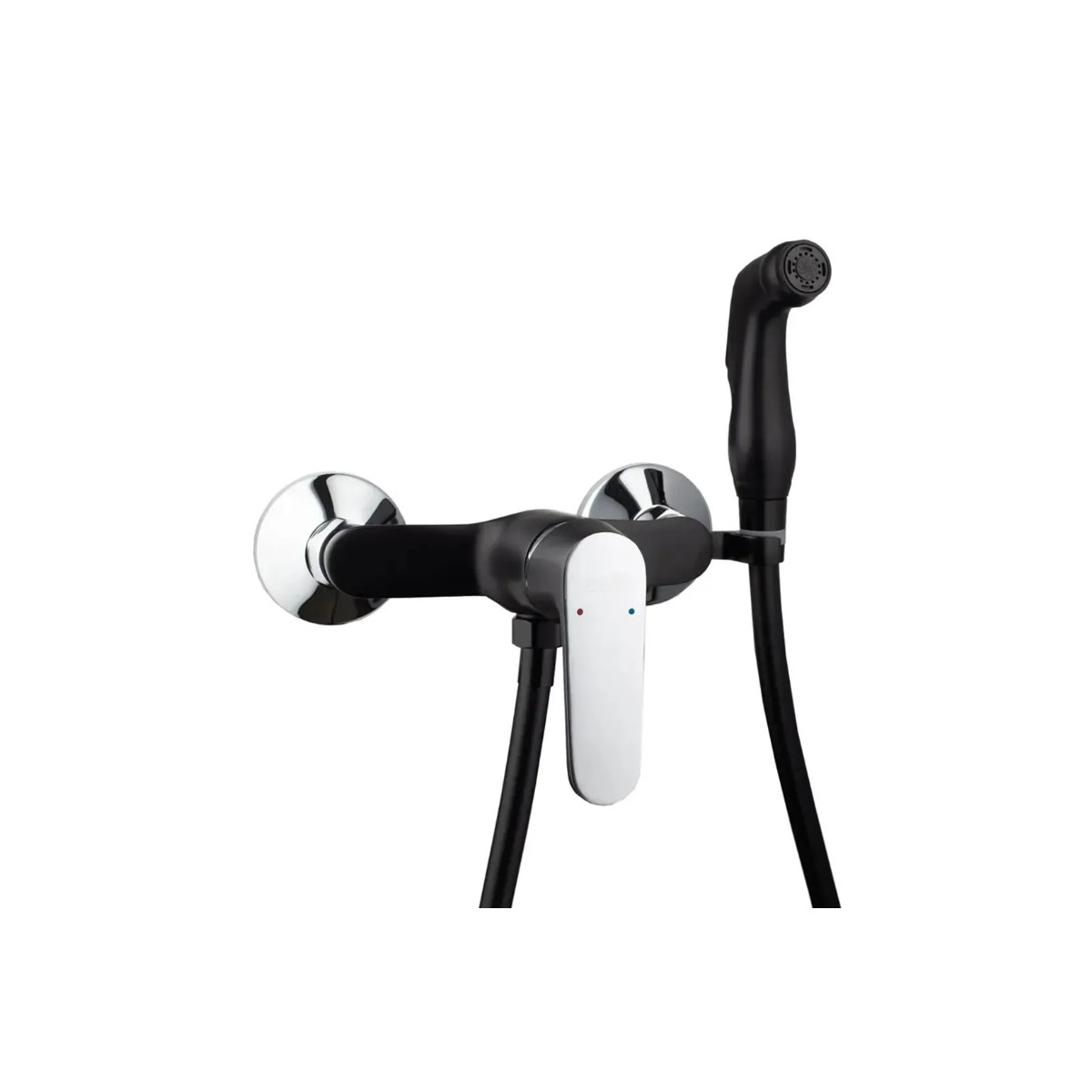 Смеситель для биде Potato (Потато) P20118-6, черный, хром