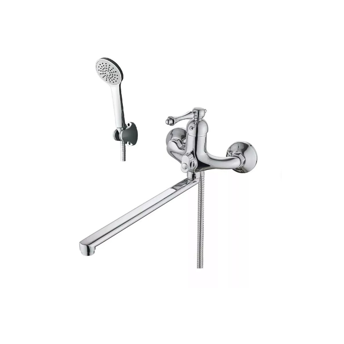 Смеситель для ванны Potato (Потато) P22275, хром