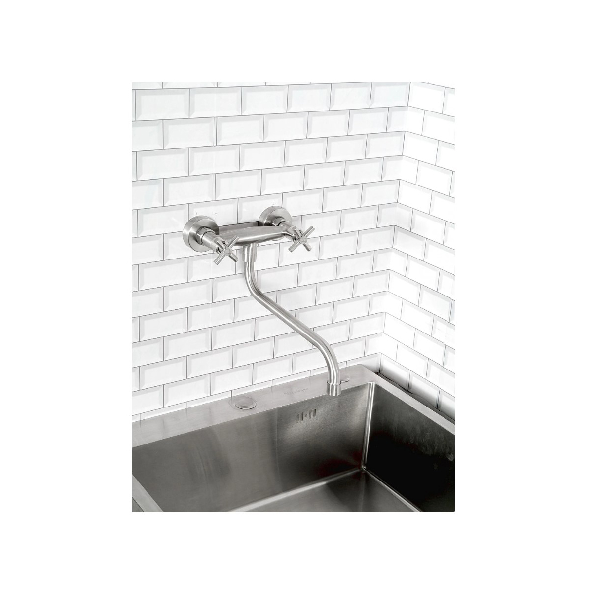 Смеситель для кухни Potato (Потато) P46357S, сатин