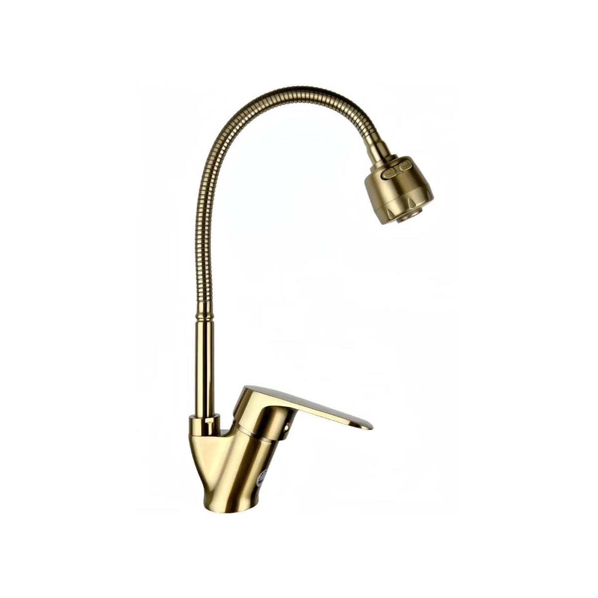 Смеситель для кухни Potato (Потато) P5809-2G, матовое золото