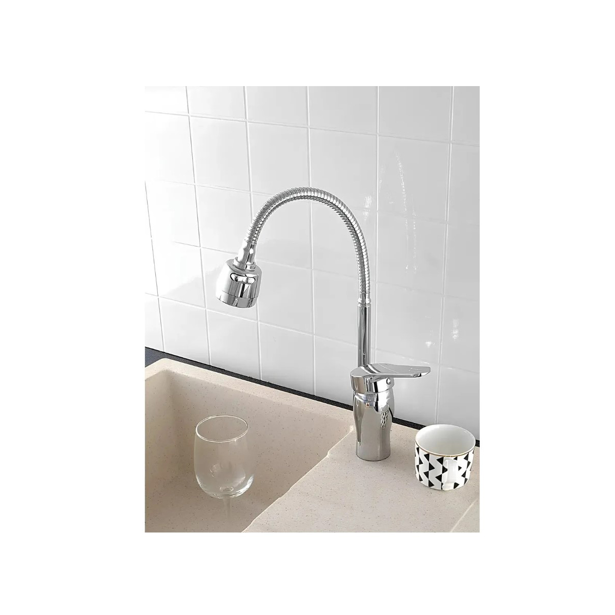 Смеситель для кухни Potato (Потато) P58162, хром