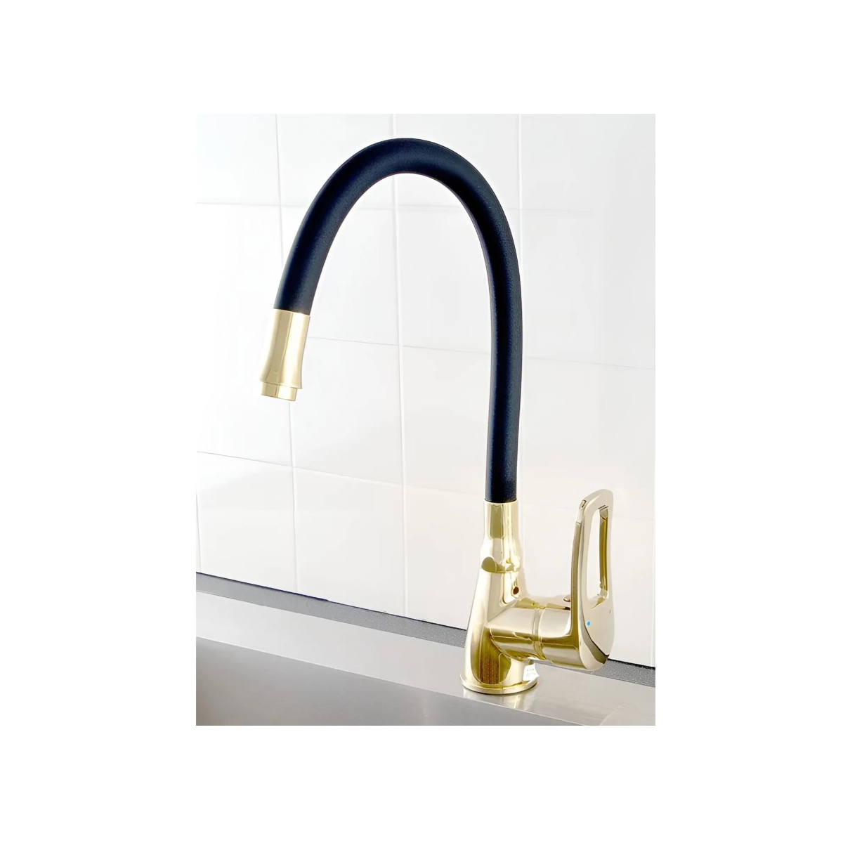 Смеситель для кухни Potato (Потато) P57150-4, золото, черный