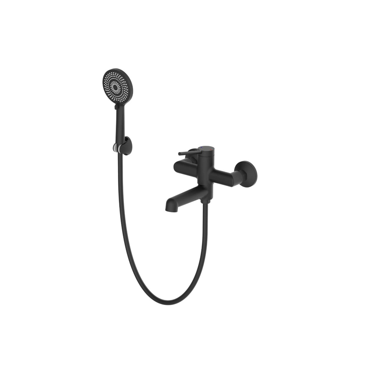 Смеситель для ванны Potato (Потато) P30180-6, черный