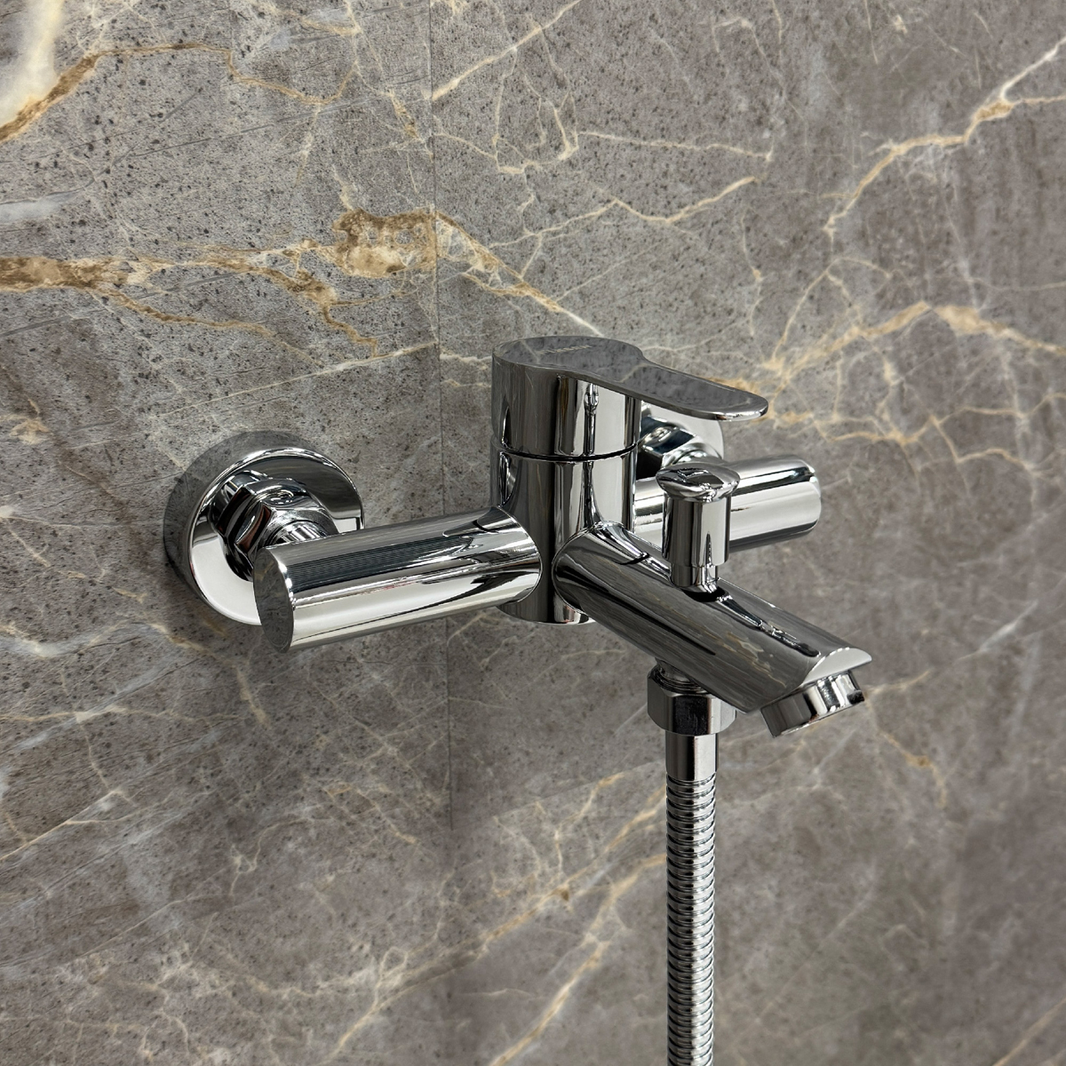 Смеситель для ванны Fixsen (Фиксен) Nordic FX-8803, хром