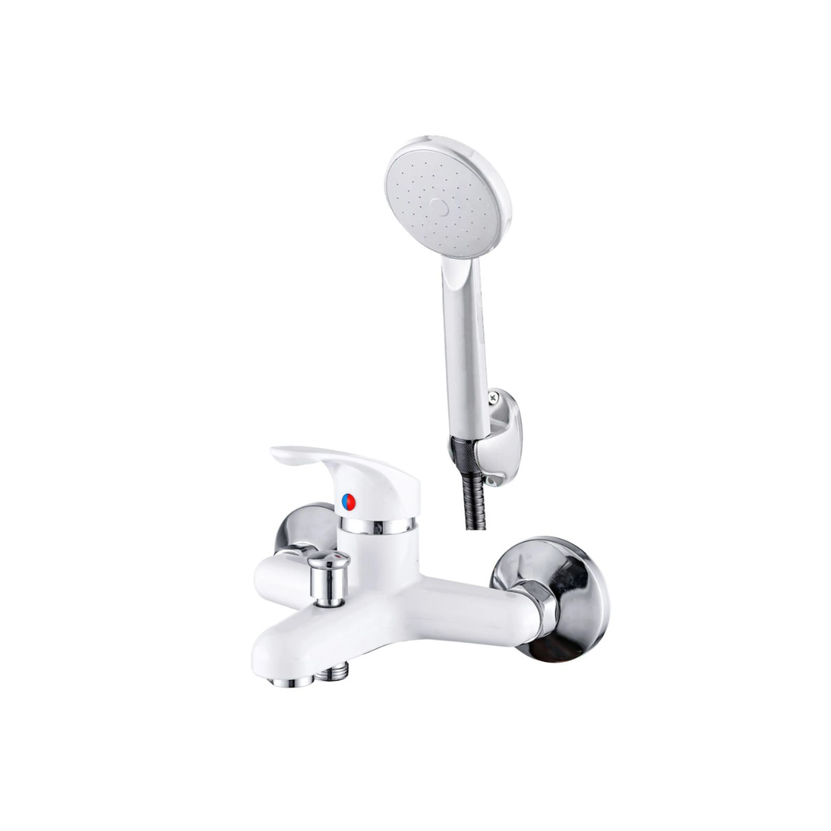 Смеситель для ванны Эверест (Everest) B30-033 белый,хром