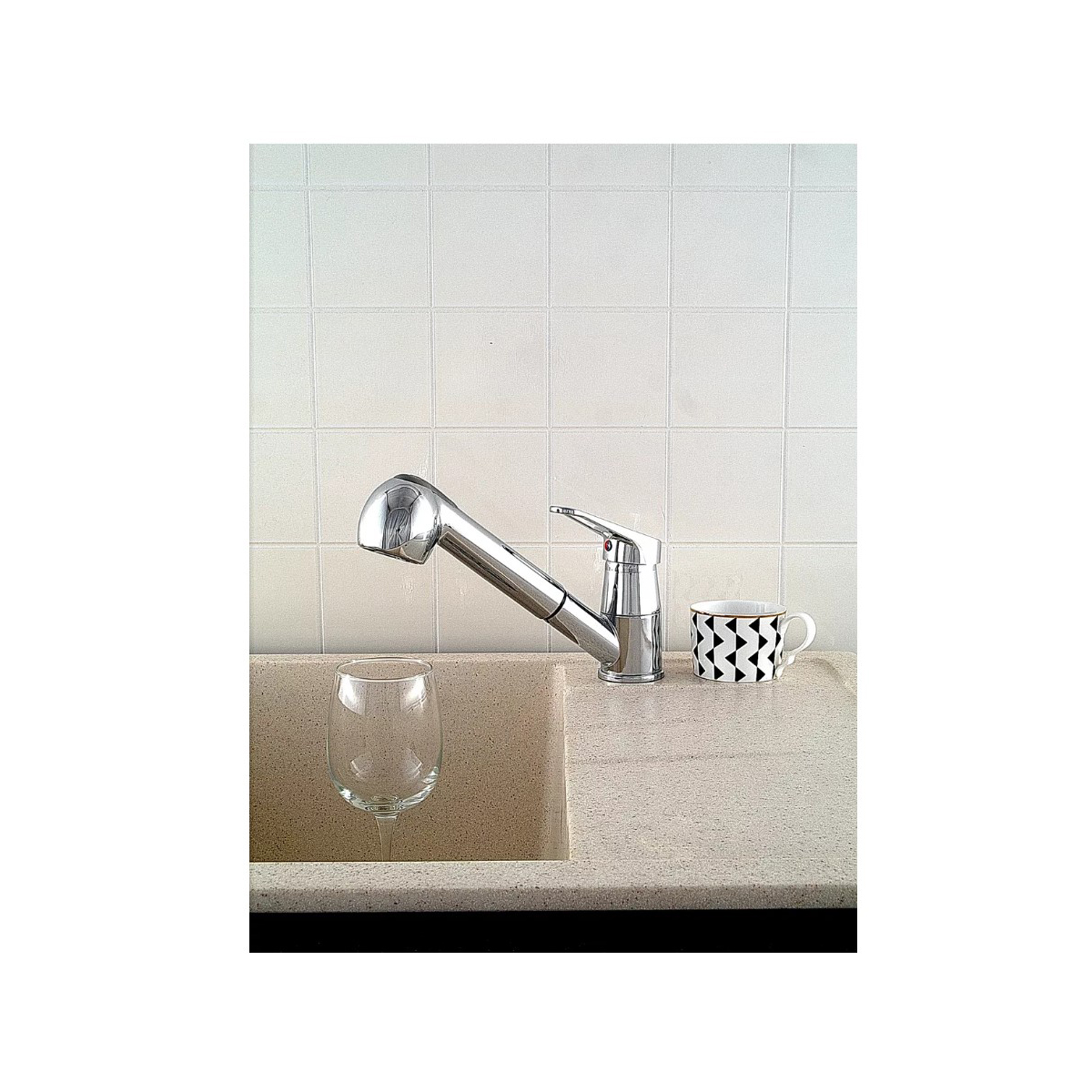 Смеситель для кухни Эверест (Everest) B60-028 хром