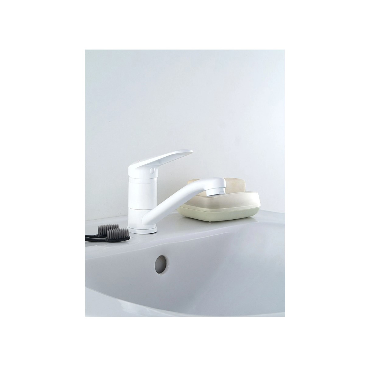 Смеситель для раковины Diadonna (Диадона) D171-48W белый