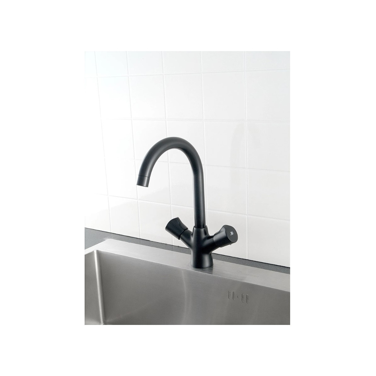 Смеситель для кухни Diadonna (Диадона) D358-50BL чёрный