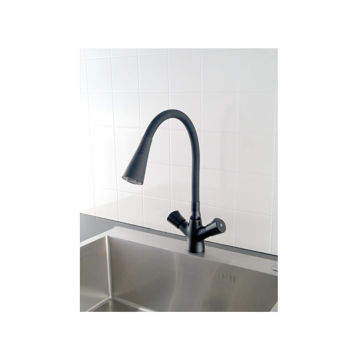 Смеситель для кухни Diadonna (Диадона) D358-58BL чёрный