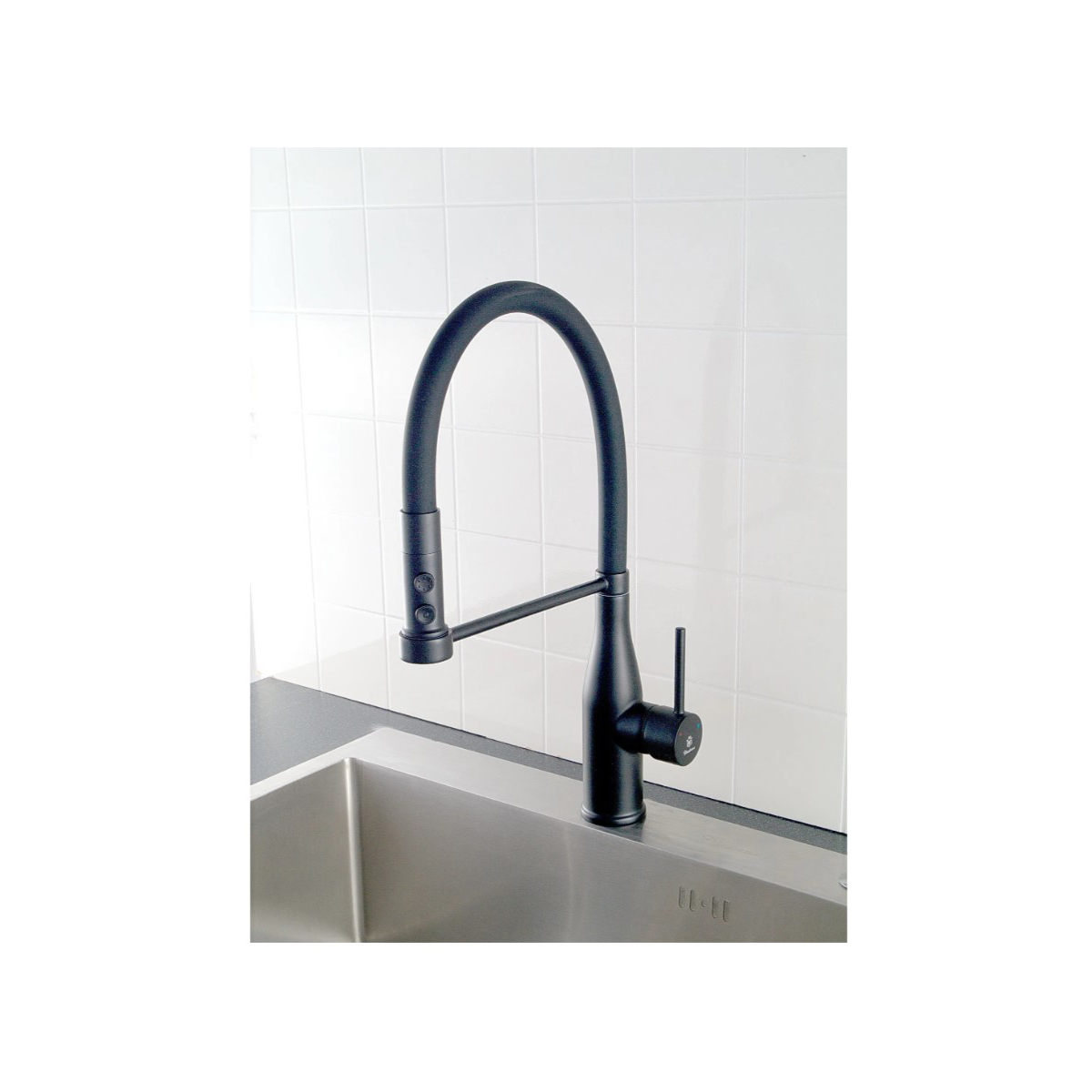 Смеситель для кухни Diadonna (Диадона) D60-0003BL чёрный