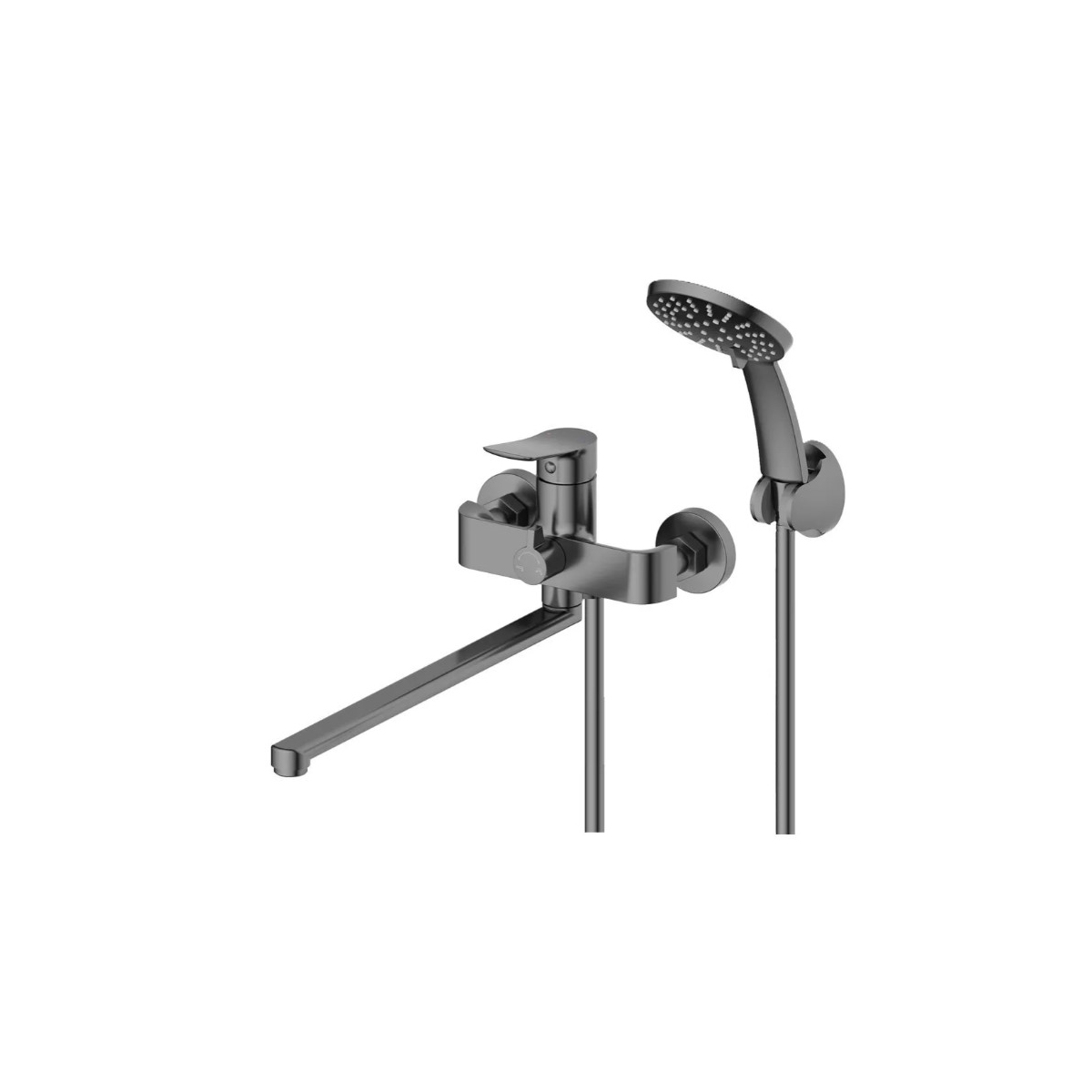 Смеситель для ванны Diadonna (Диадона) D168-22QH серый графит