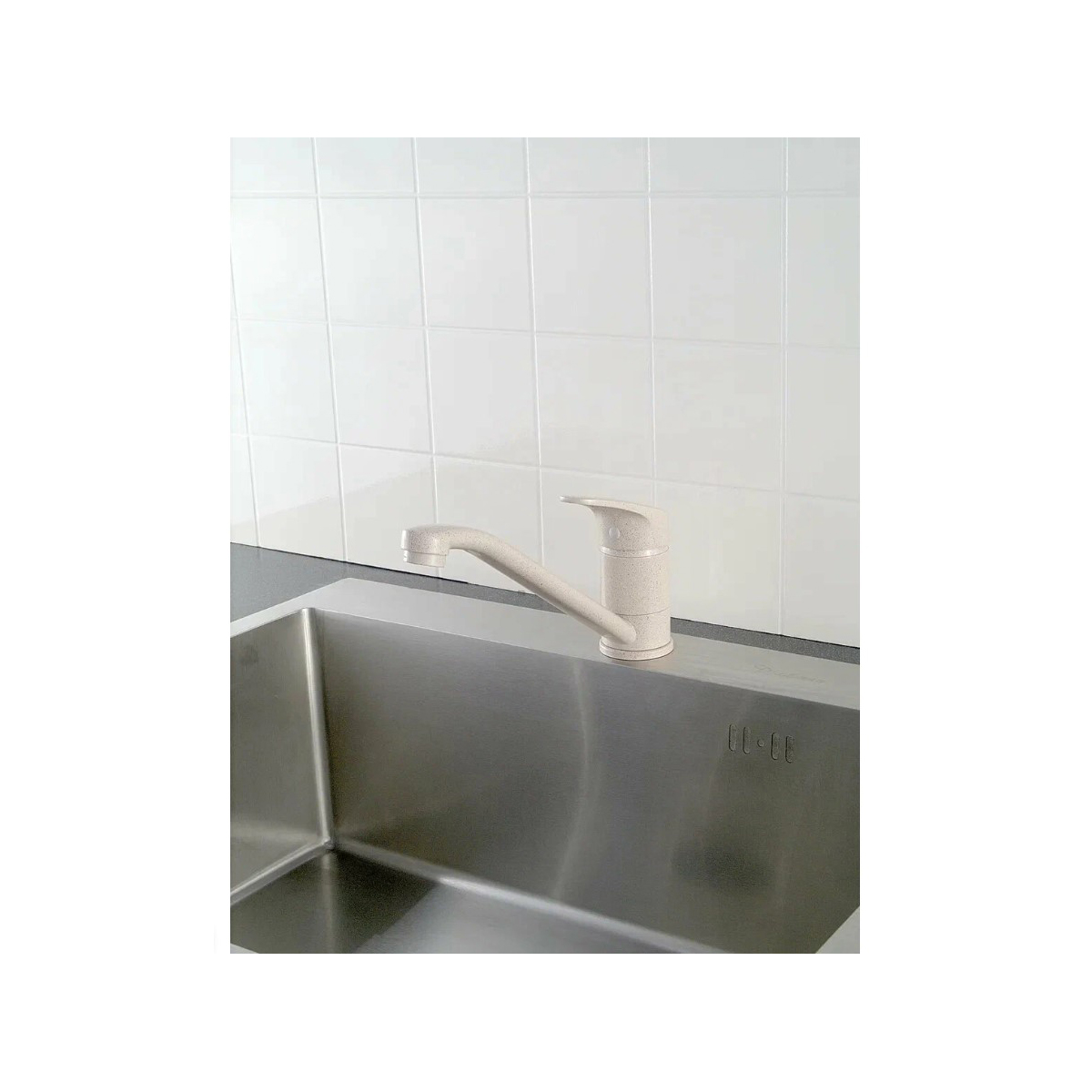 Смеситель для кухни Diadonna (Диадона) D124-49SK кремовый гранит