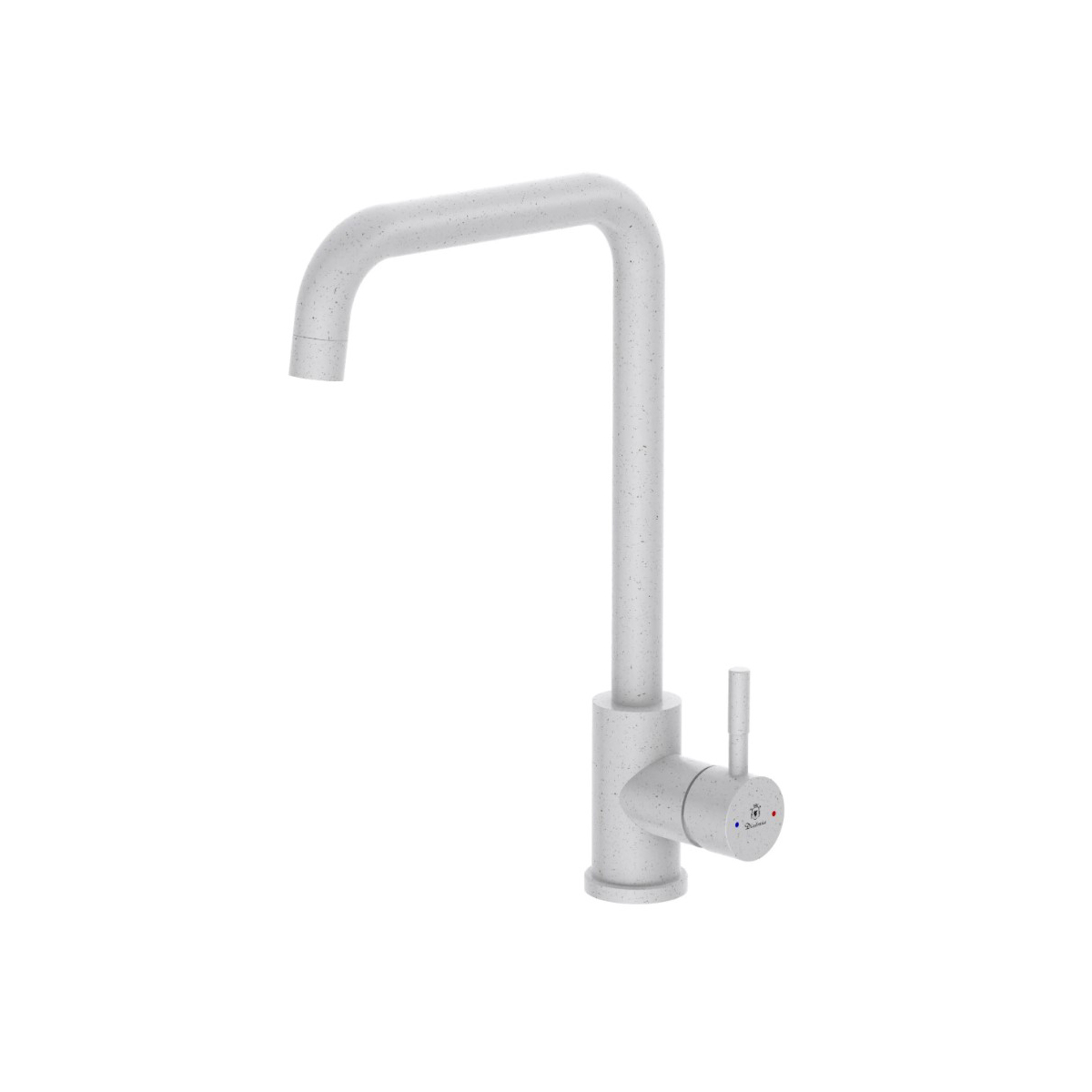 Смеситель для кухни Diadonna (Диадона) D46-0004SW белый гранит