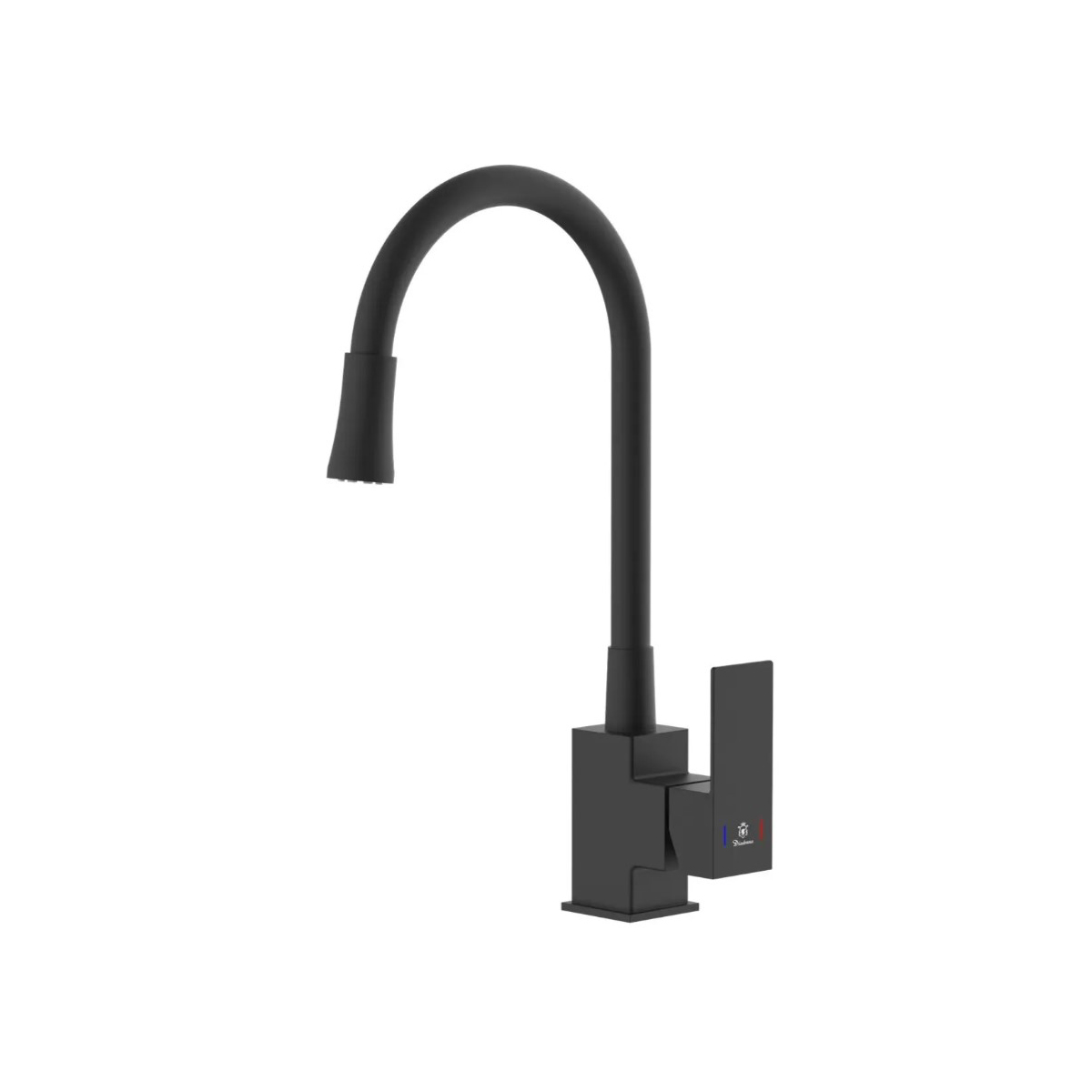 Смеситель для кухни Diadonna (Диадона) D46-0011BL чёрный