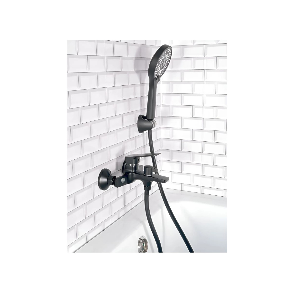 Смеситель для ванны Diadonna (Диадона) D165-30BL чёрный