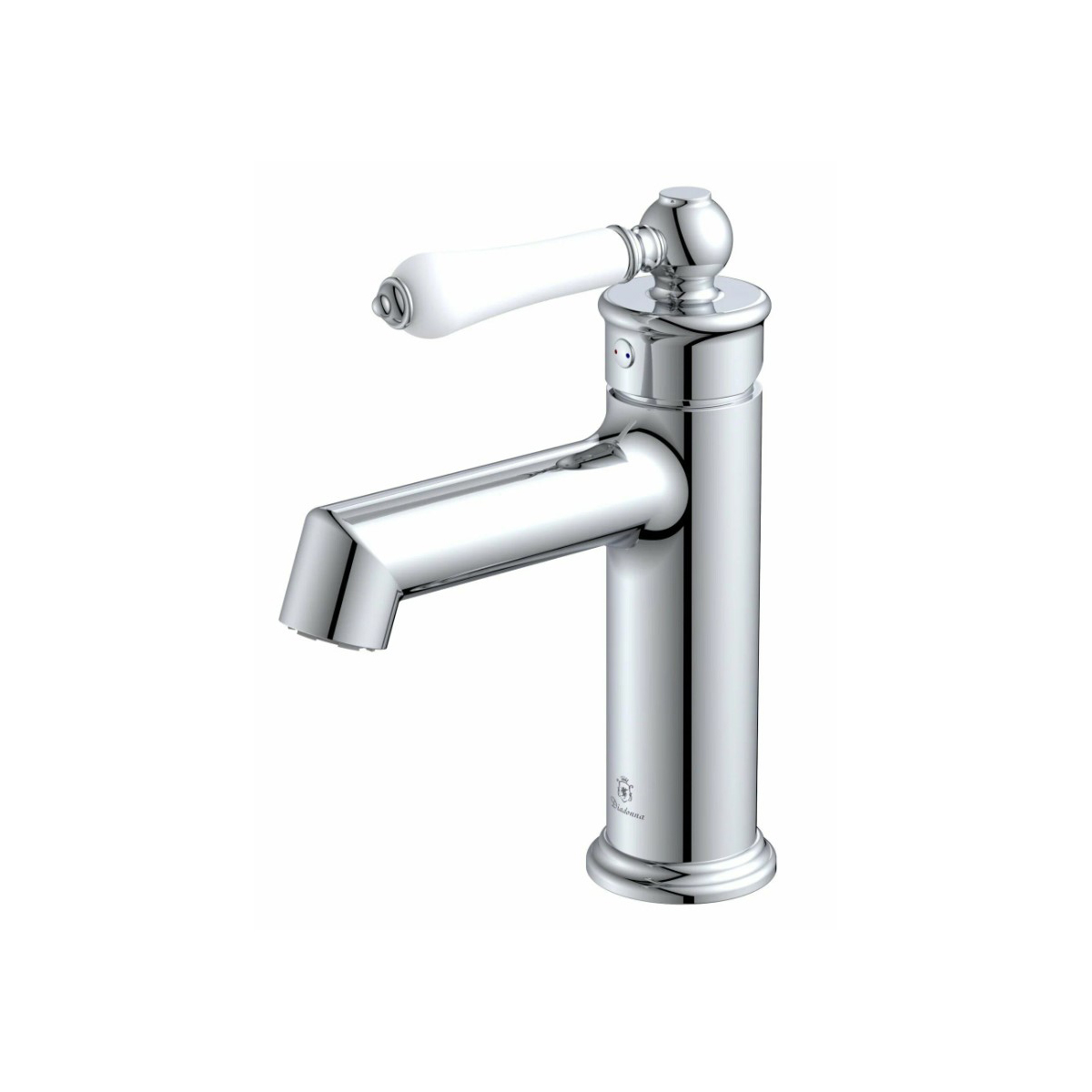 Смеситель для раковины Diadonna (Диадона) D173-10 хром,белый