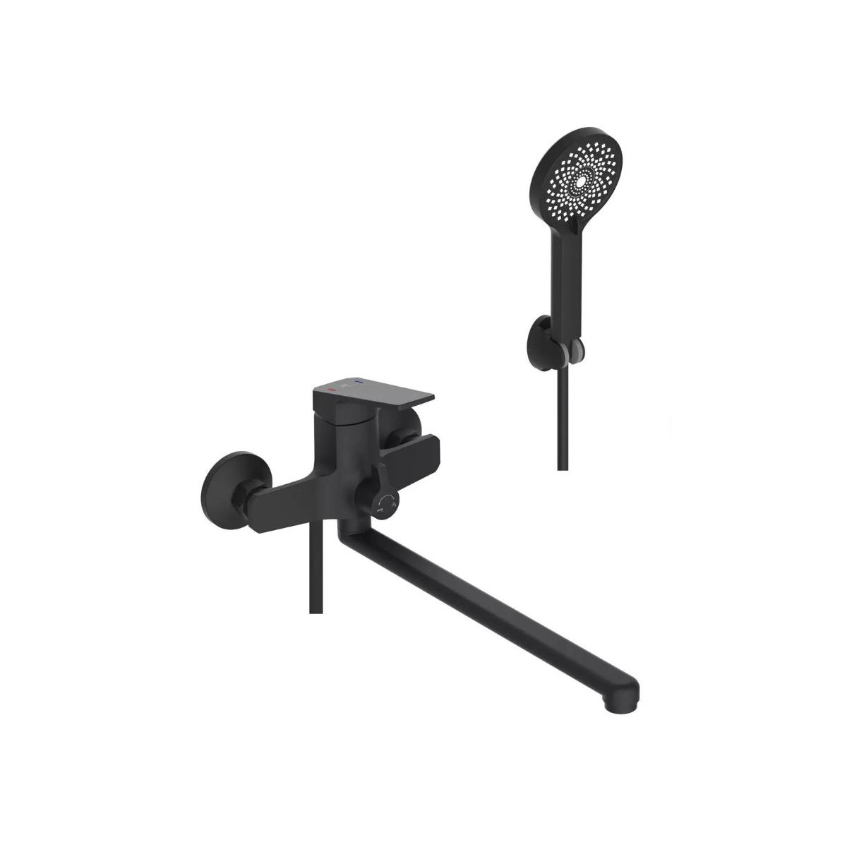 Смеситель для ванны Diadonna (Диадона) D165-22BL чёрный