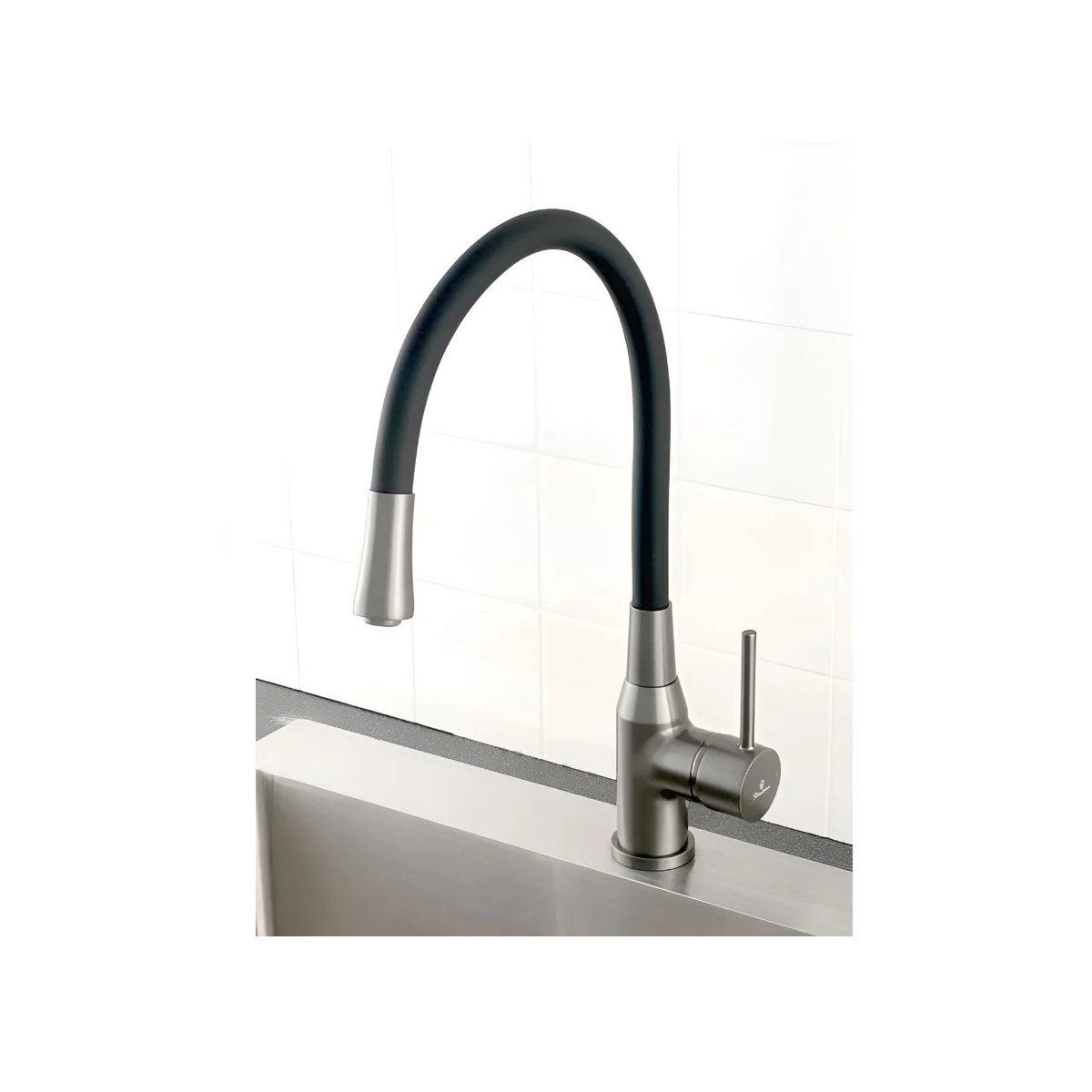 Смеситель для кухни Diadonna (Диадона) D46-0016QH серый графит