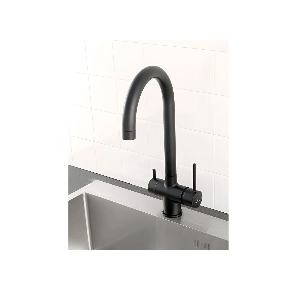 Смеситель для кухни Diadonna (Диадона) D49-19046BL чёрный