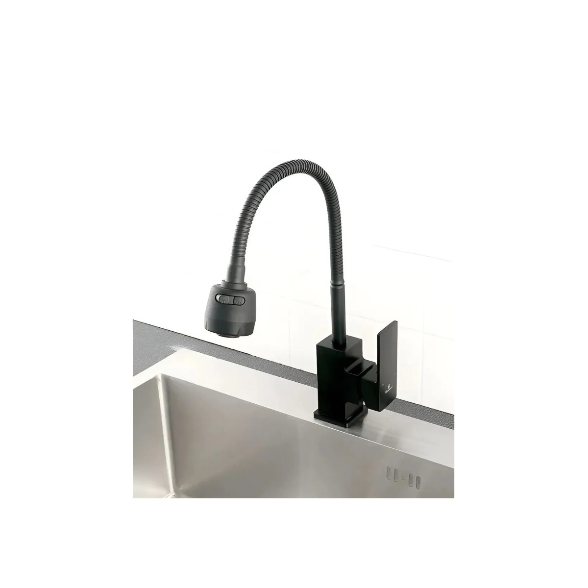 Смеситель для кухни Diadonna (Диадона) D46-0012BL чёрный