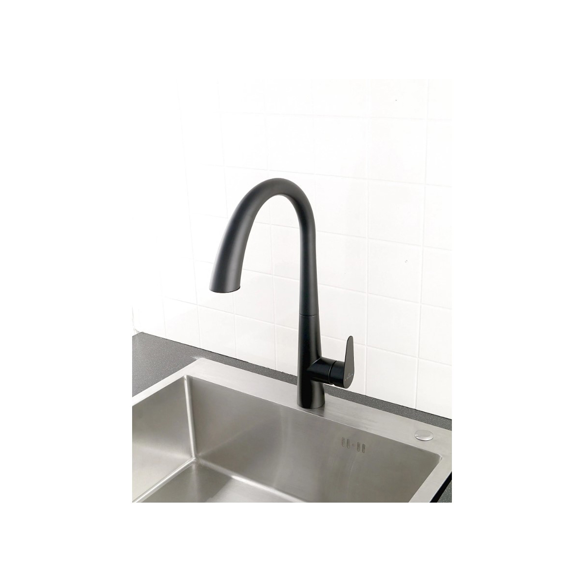 Смеситель для кухни Diadonna (Диадона) D60-0006BL чёрный