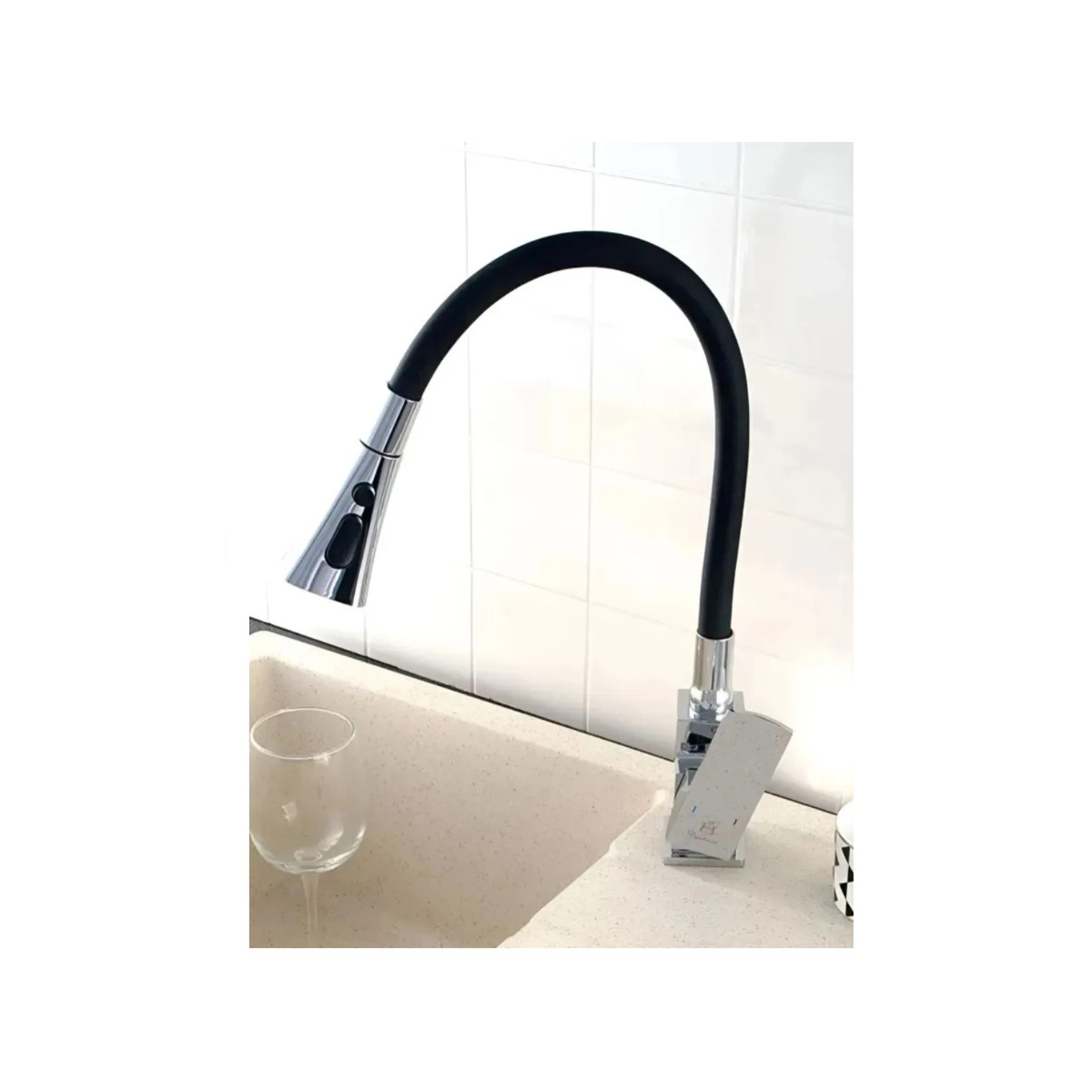 Смеситель для кухни Diadonna (Диадона) D170-41QH серый графит