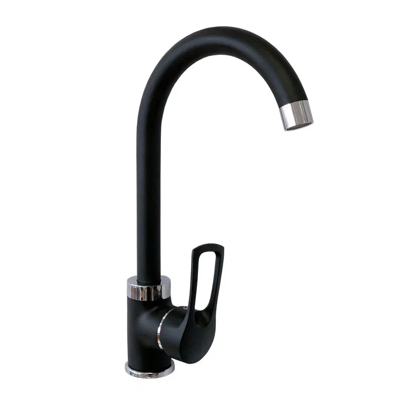 Смеситель для кухни Славен (Slaven) СЛ-ОД-1ЧН, черный