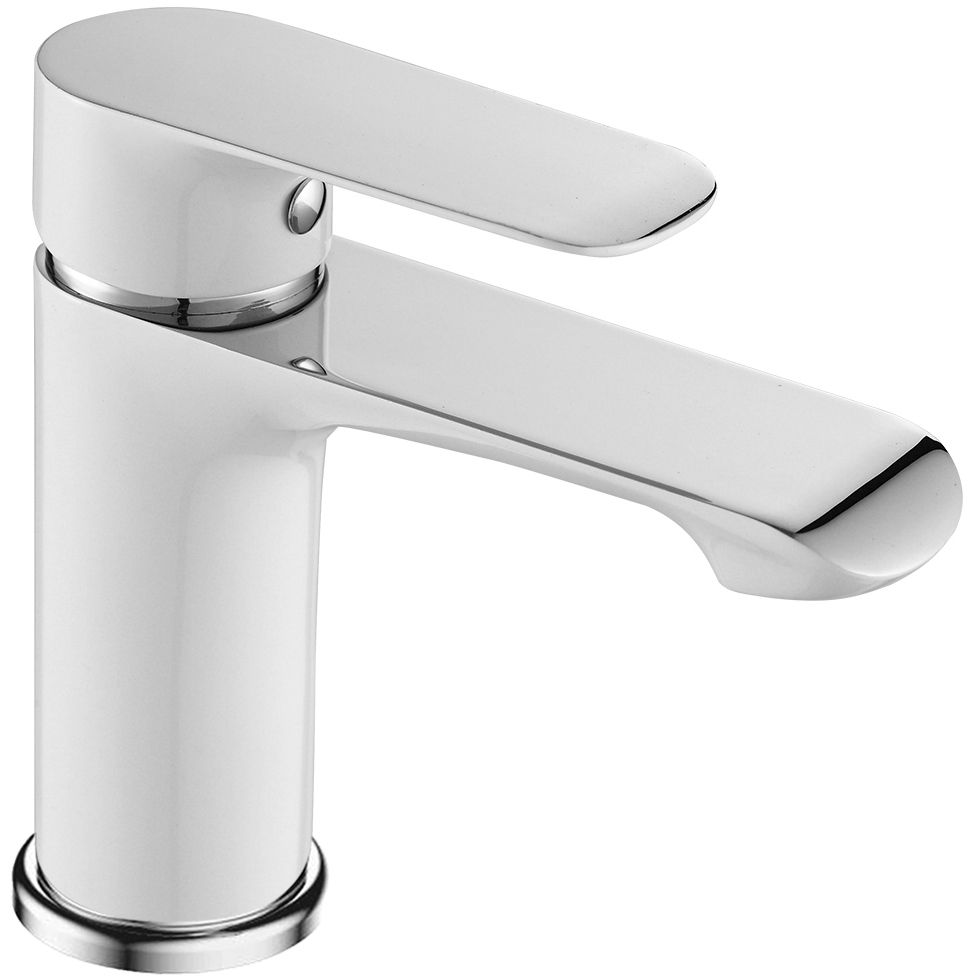 Смеситель для раковины Sole Tahoe S041WC хром,белый