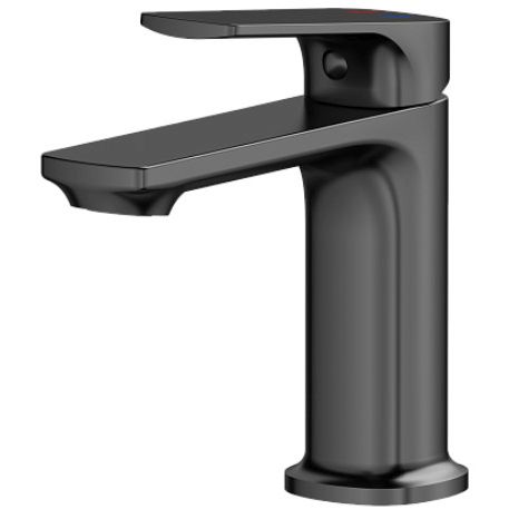 Смеситель для раковины  Sole Abrau S011B черный