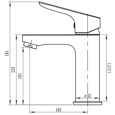 Смеситель для раковины Sole Towada S181C хром